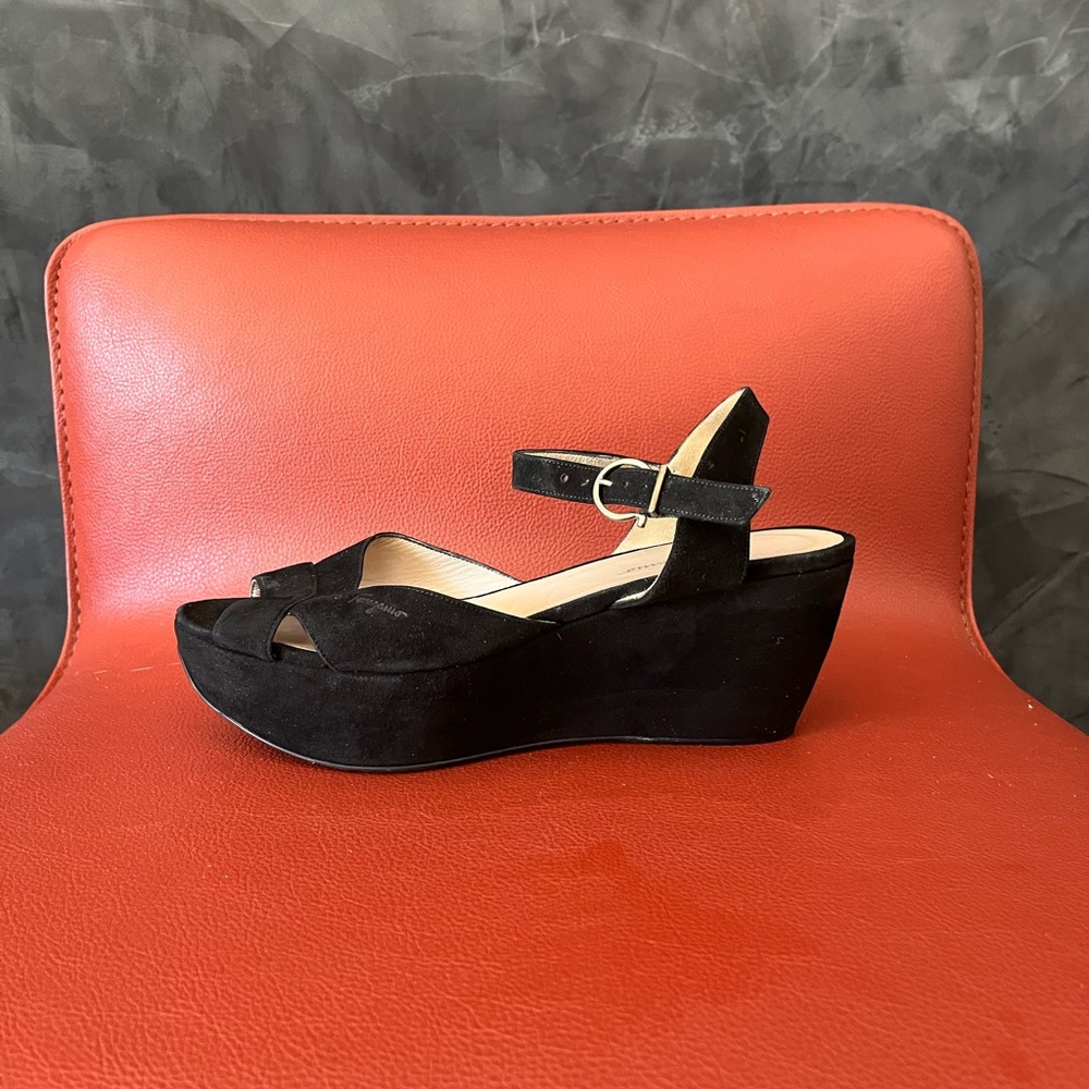 Salvatore Ferragamo Black Platform Shoes